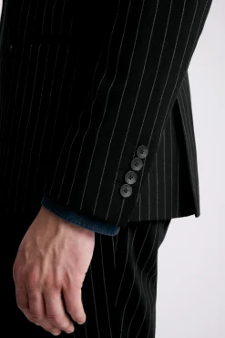 Slim Fit Navy Stripe Suit