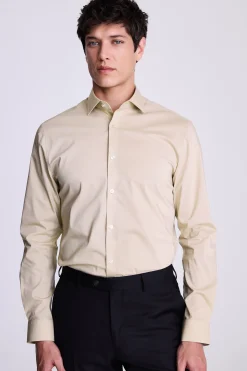 Slim Fit Neutral Stretch Shirt