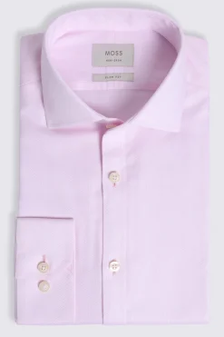 Slim Fit Pink Royal Oxford Non Iron Shirt