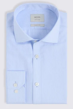 Slim Fit Sky Dobby Non-Iron Shirt