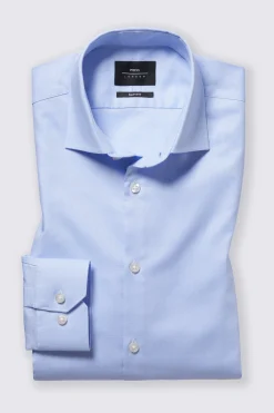 Slim Fit Sky Dobby Stretch Shirt