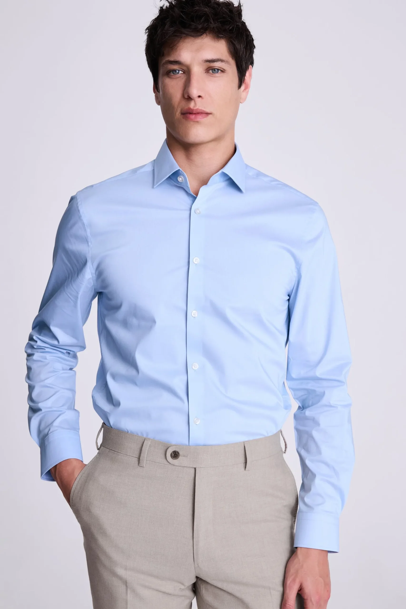 Slim Fit Sky Stretch Shirt
