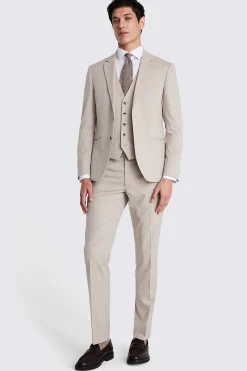 Slim Fit Taupe Suit