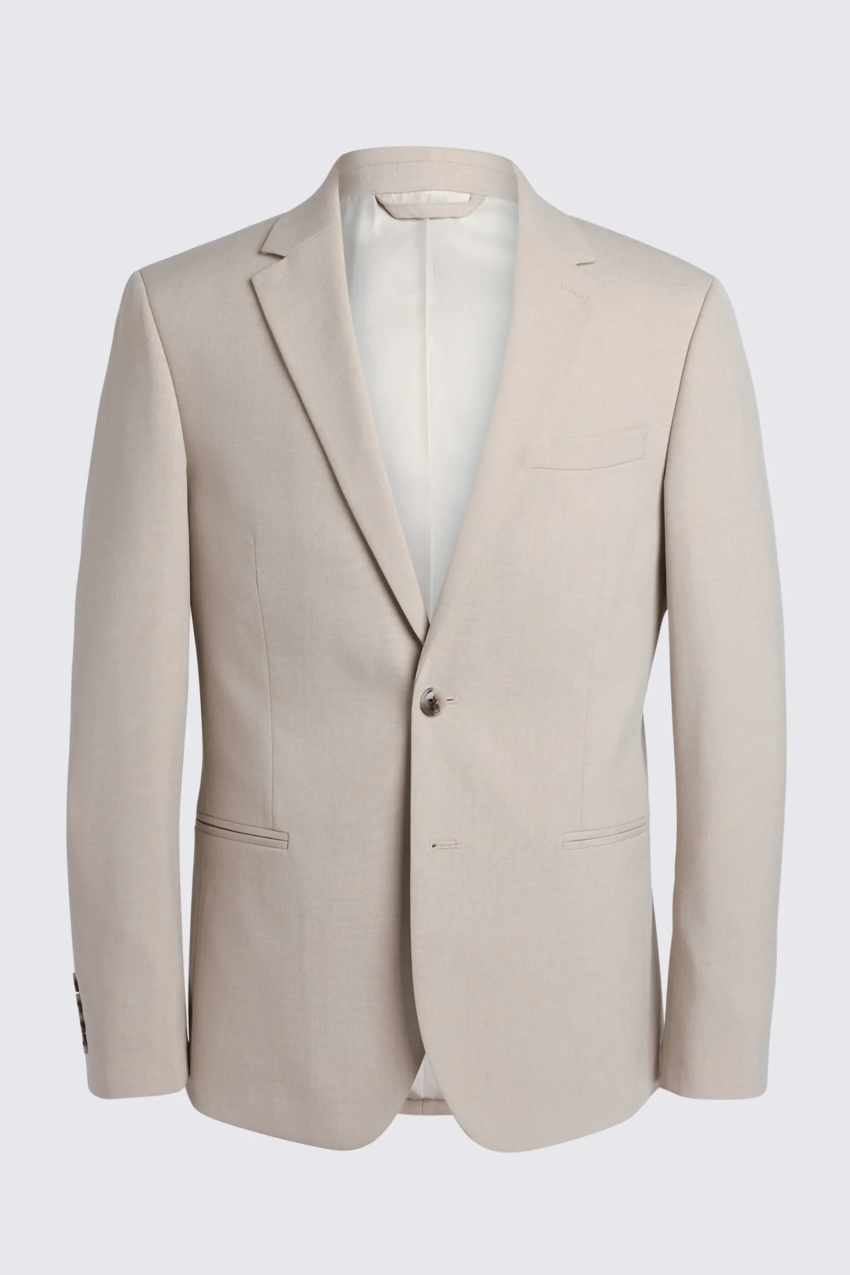 Slim Fit Taupe Suit