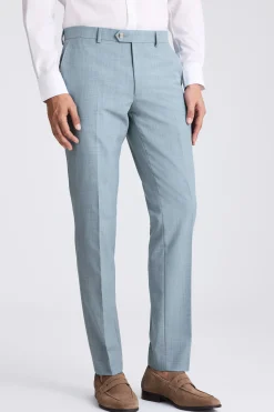 Slim Fit Teal Marl Suit