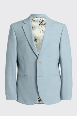 Slim Fit Teal Marl Suit