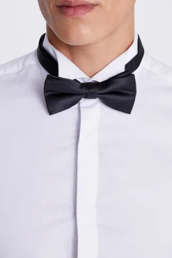 Slim Fit White Wing Collar Dress Shirt