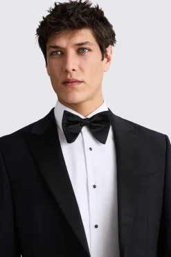 Tailored Fit Black Peak Lapel Performance Tuxedo Jacket
