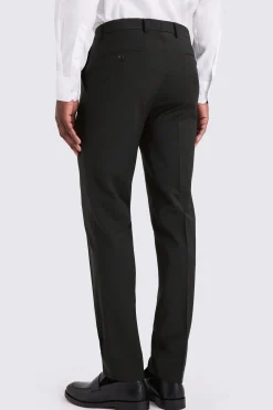 Tailored Fit Black Performance Trousers