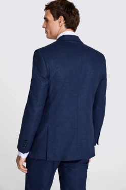 Tailored Fit Blue Flannel Suit