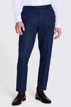 Tailored Fit Blue Flannel Suit