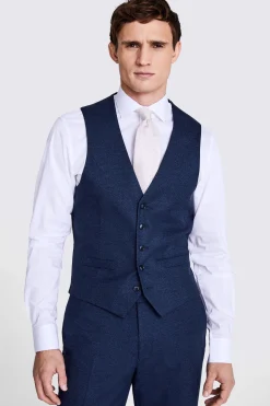 Tailored Fit Blue Flannel Suit