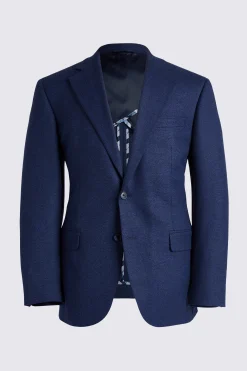 Tailored Fit Blue Flannel Suit
