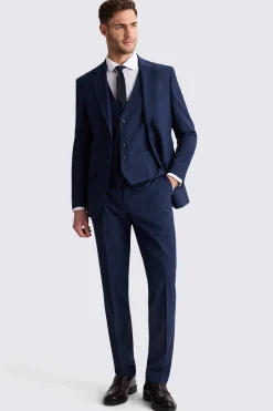 Tailored Fit Blue Performance Suit