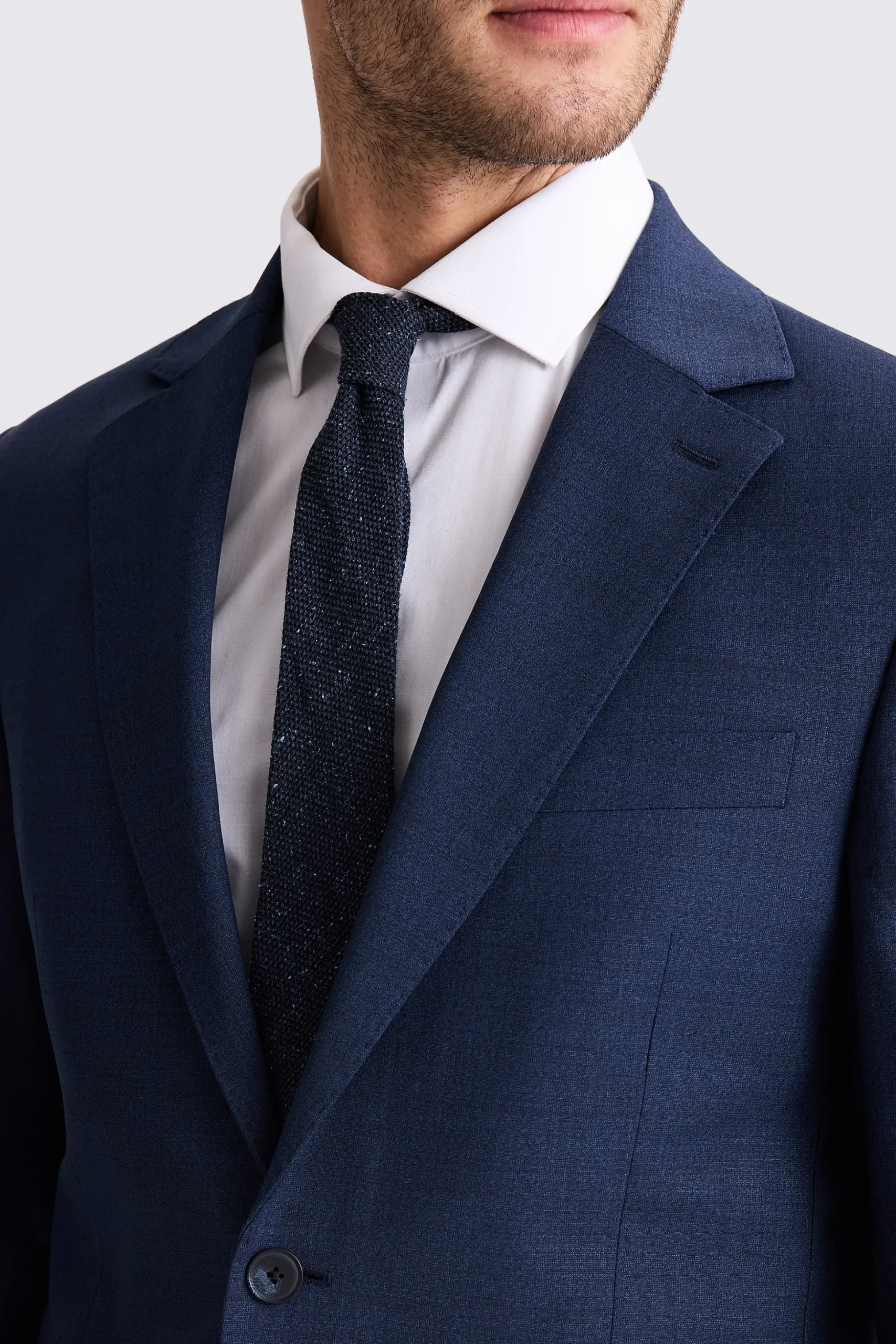 Tailored Fit Blue Performance Suit