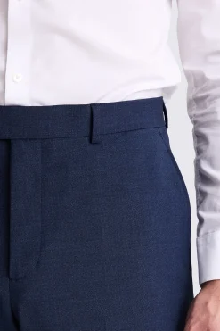 Tailored Fit Blue Performance Trousers