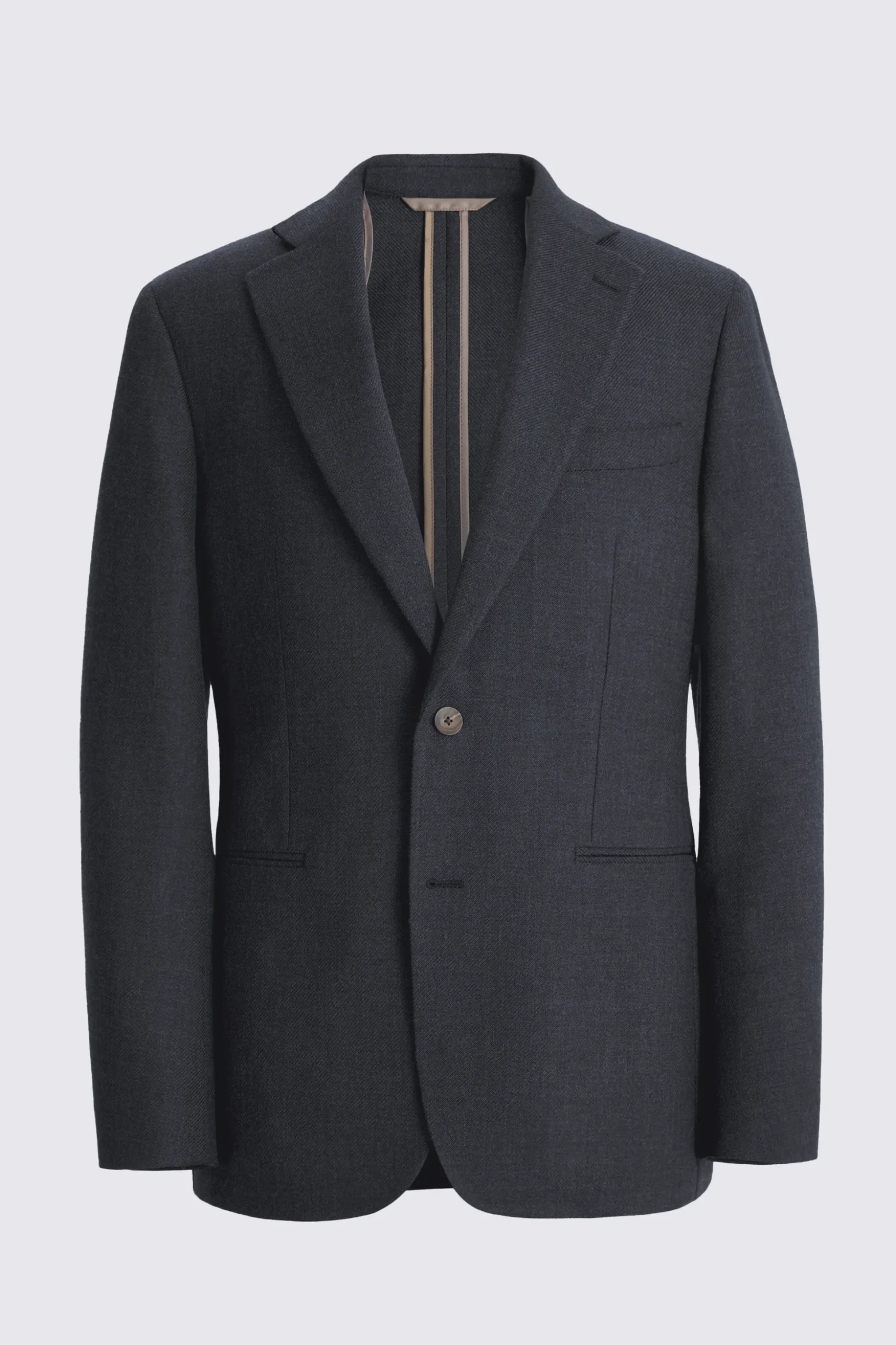 Tailored Fit Blue Twill Suit