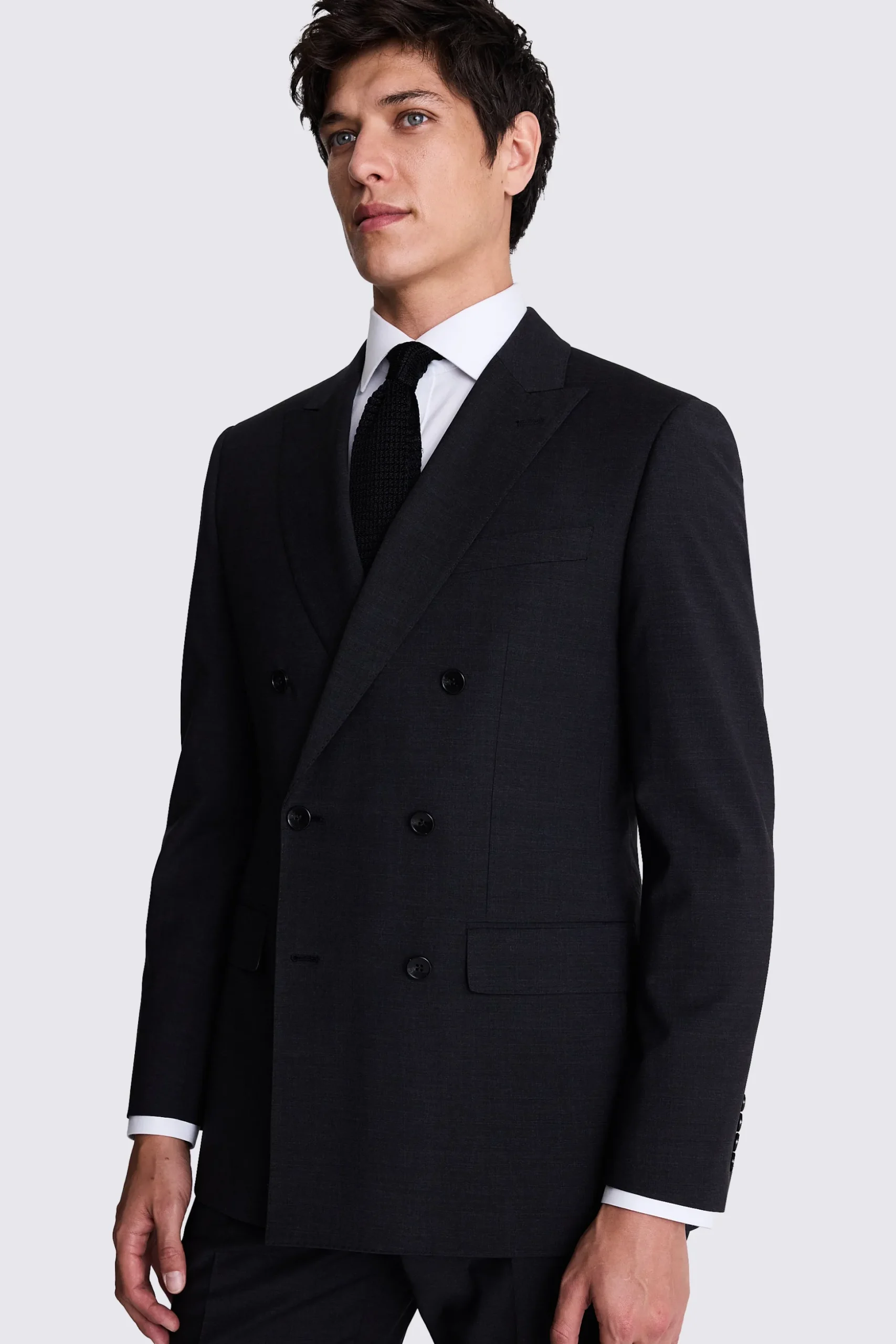 Tailored Fit Charcoal Performance Suit