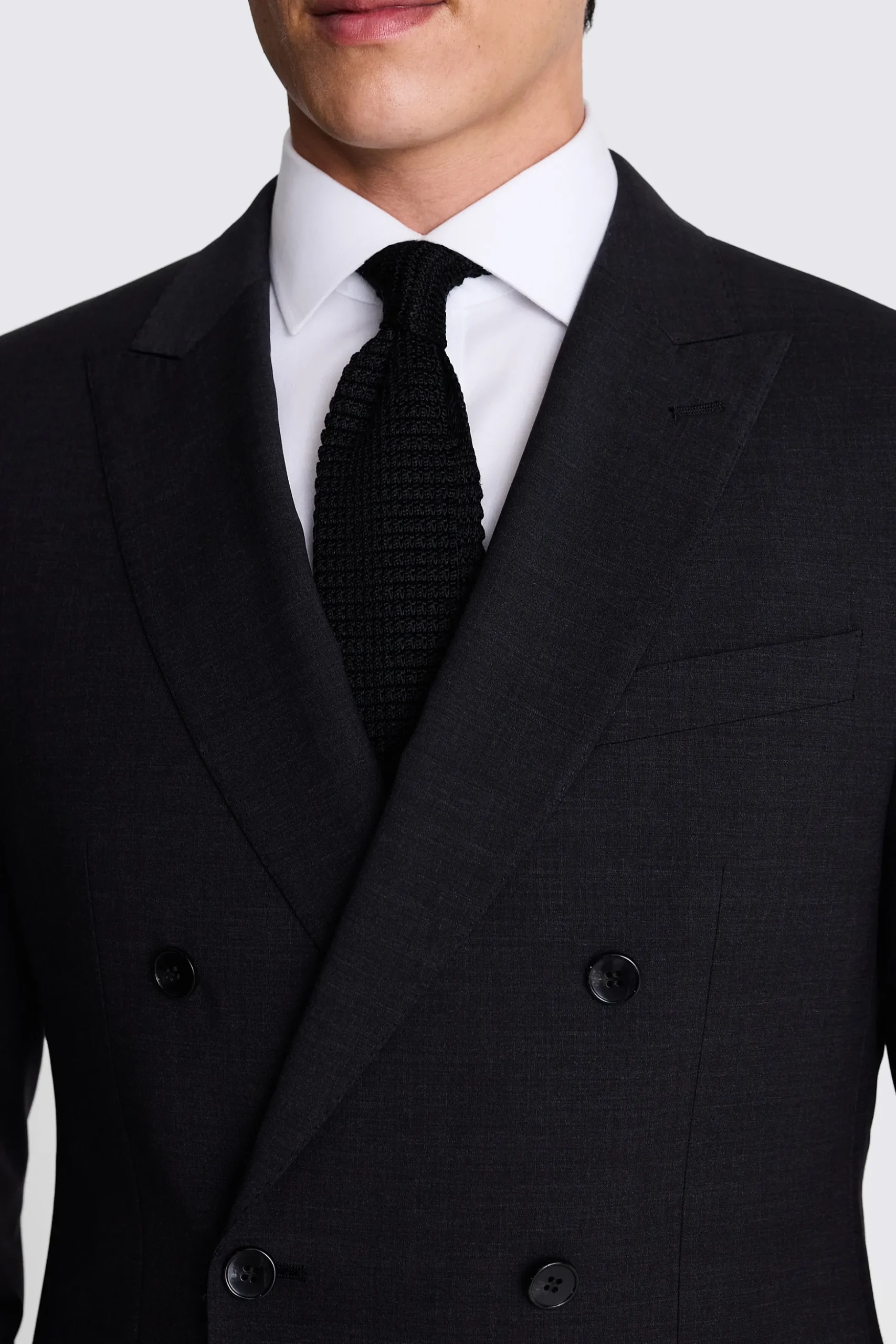 Tailored Fit Charcoal Performance Suit