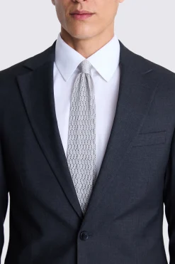 Tailored Fit Charcoal Stretch Suit