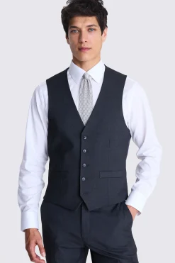 Tailored Fit Charcoal Stretch Suit