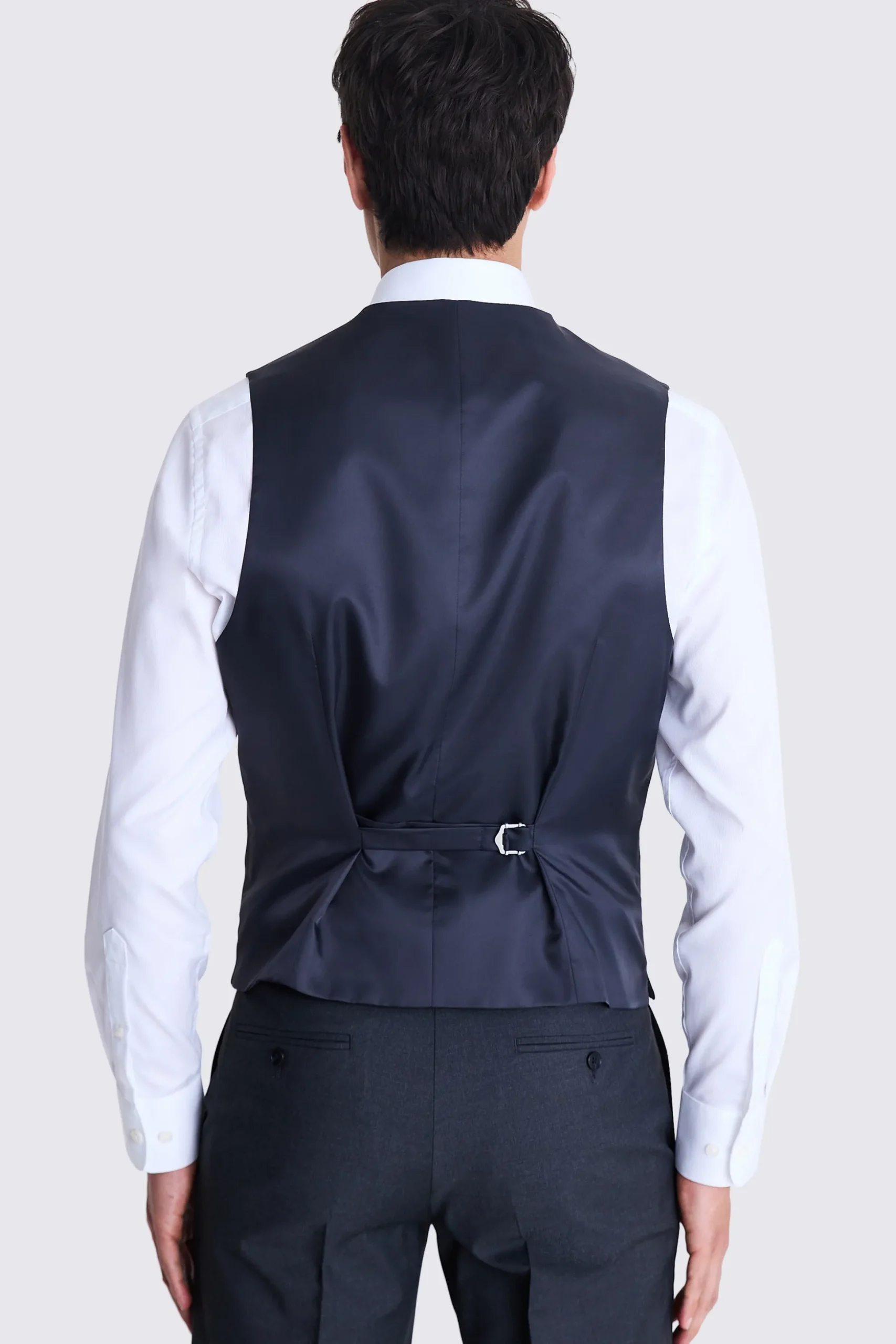Tailored Fit Charcoal Stretch Waistcoat