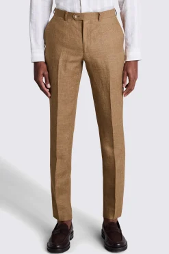 Tailored Fit Gold linen Trousers