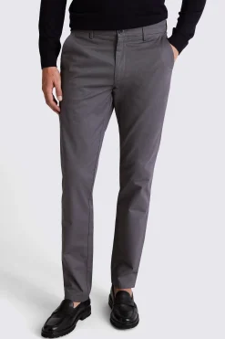 Tailored Fit Graphite Stretch Chinos