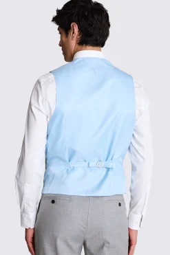 Tailored Fit Grey Stretch Waistcoat