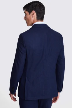 Tailored Fit Ink Herringbone Suit
