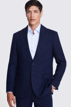 Tailored Fit Ink Herringbone Suit