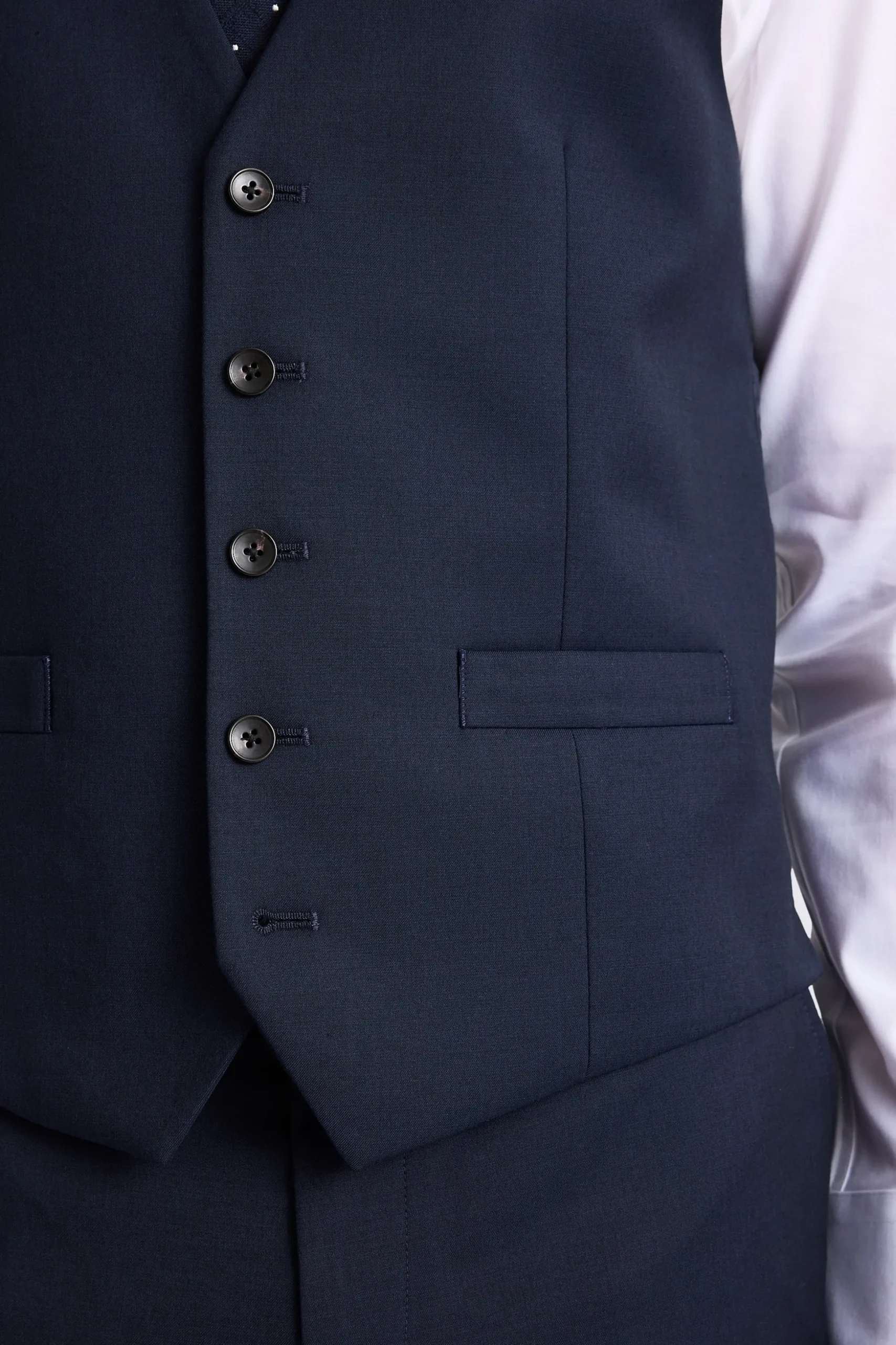 Tailored Fit Ink Stretch Waistcoat