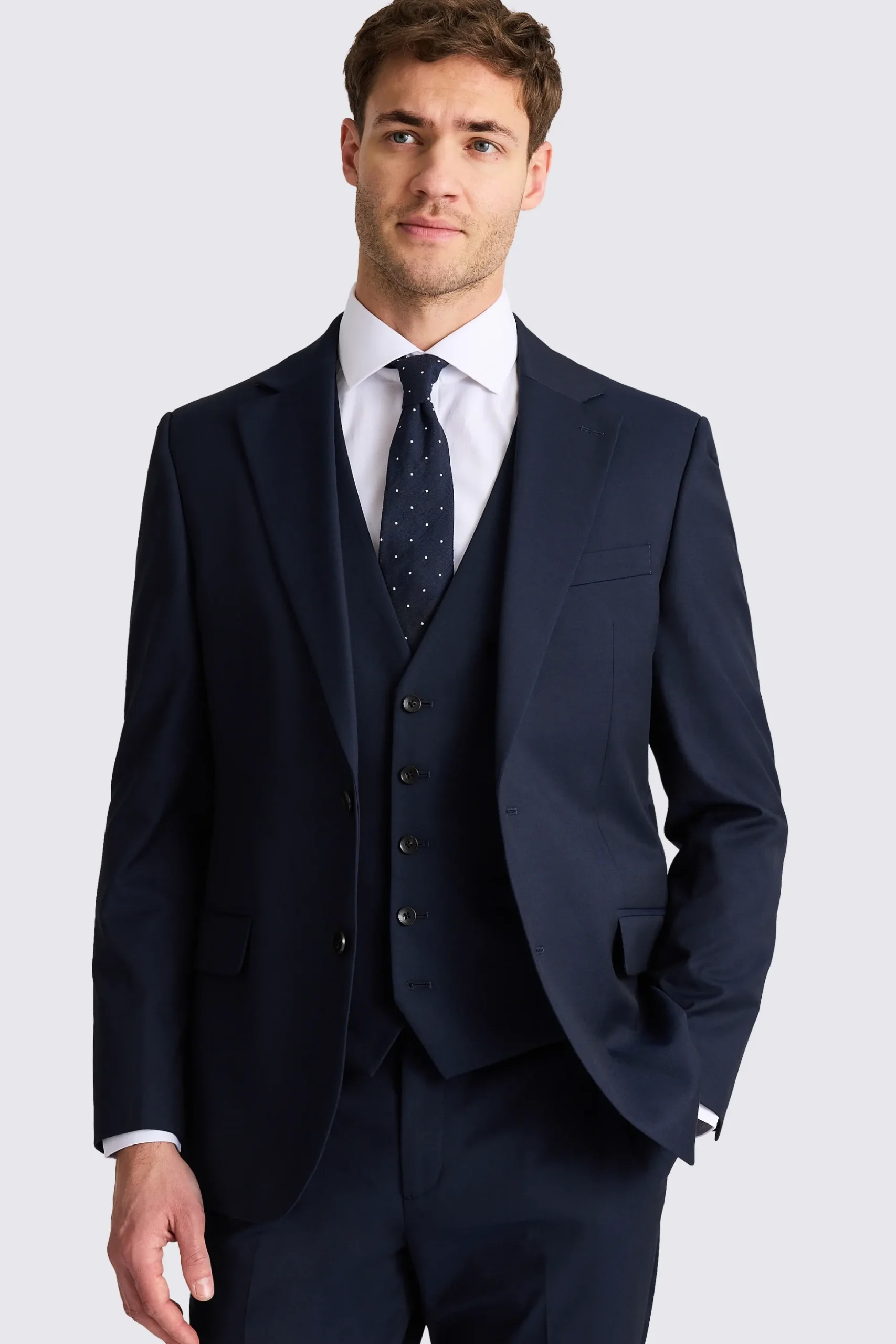 Tailored Fit Ink Stretch Suit