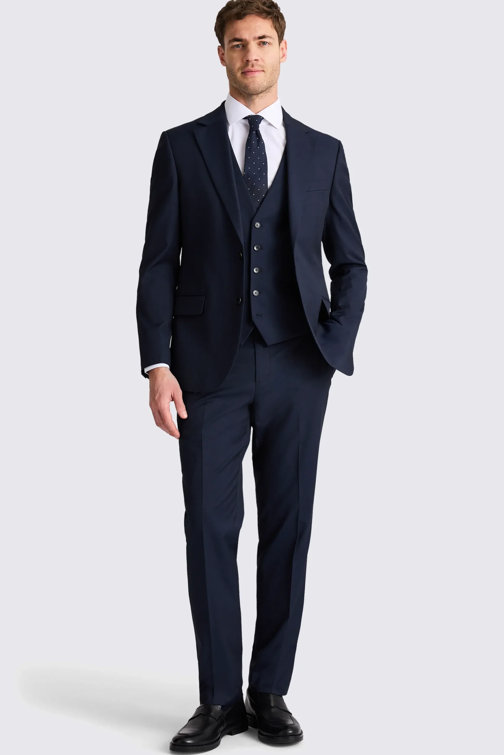 Tailored Fit Ink Stretch Suit