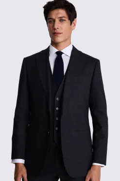 Tailored Fit Navy Puppytooth Performance Suit