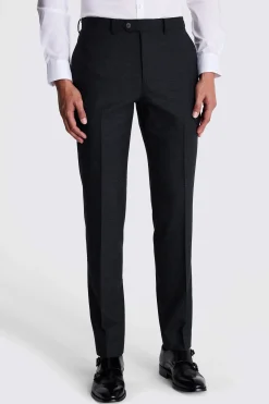 Tailored Fit Navy Puppytooth Trousers
