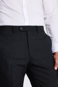 Tailored Fit Navy Puppytooth Trousers