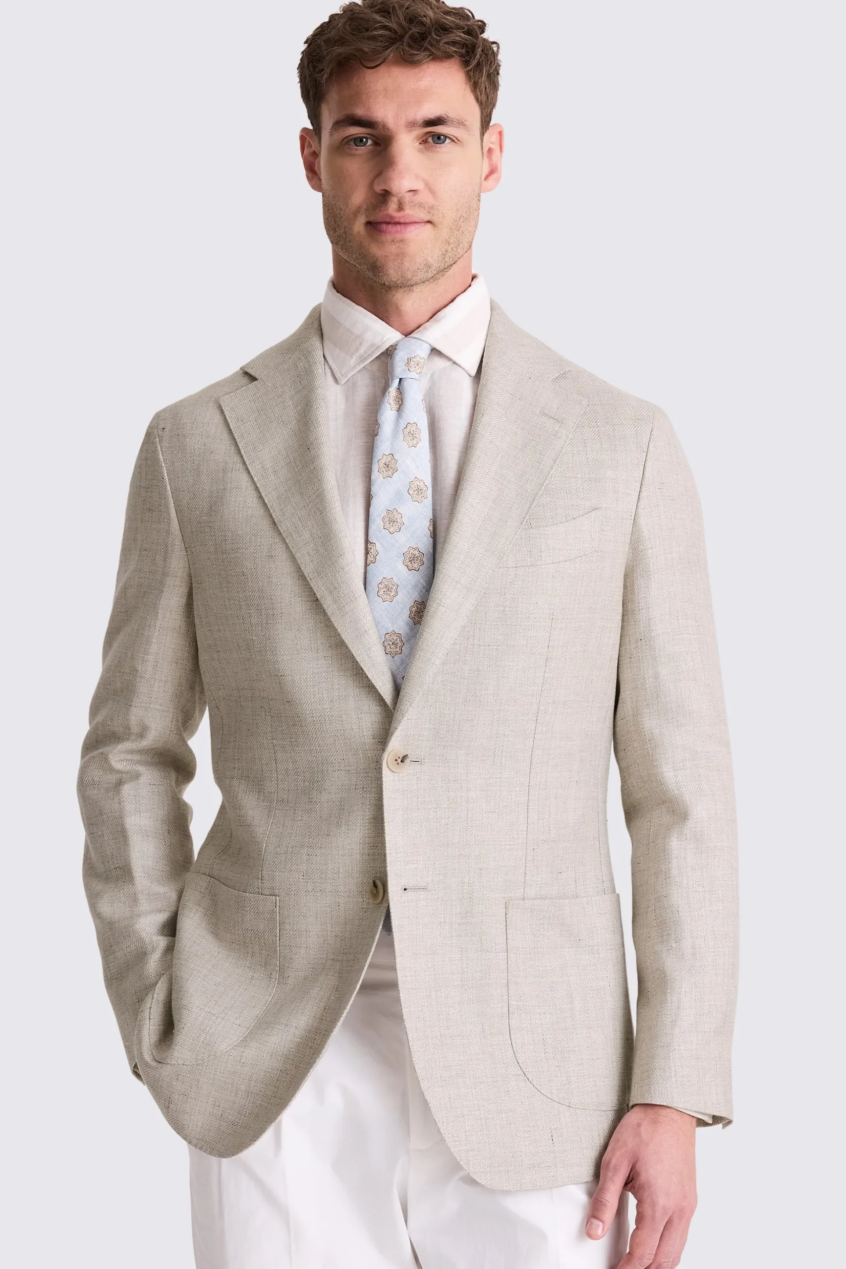 Tailored Fit Neutral Jacket