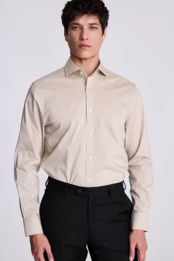 Tailored Fit Neutral Stretch Shirt