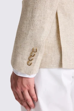 Tailored Fit Oatmeal Jacket