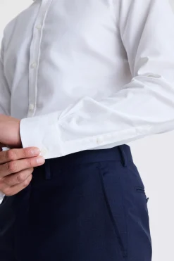 Tailored Fit Off-White Dobby Shirt