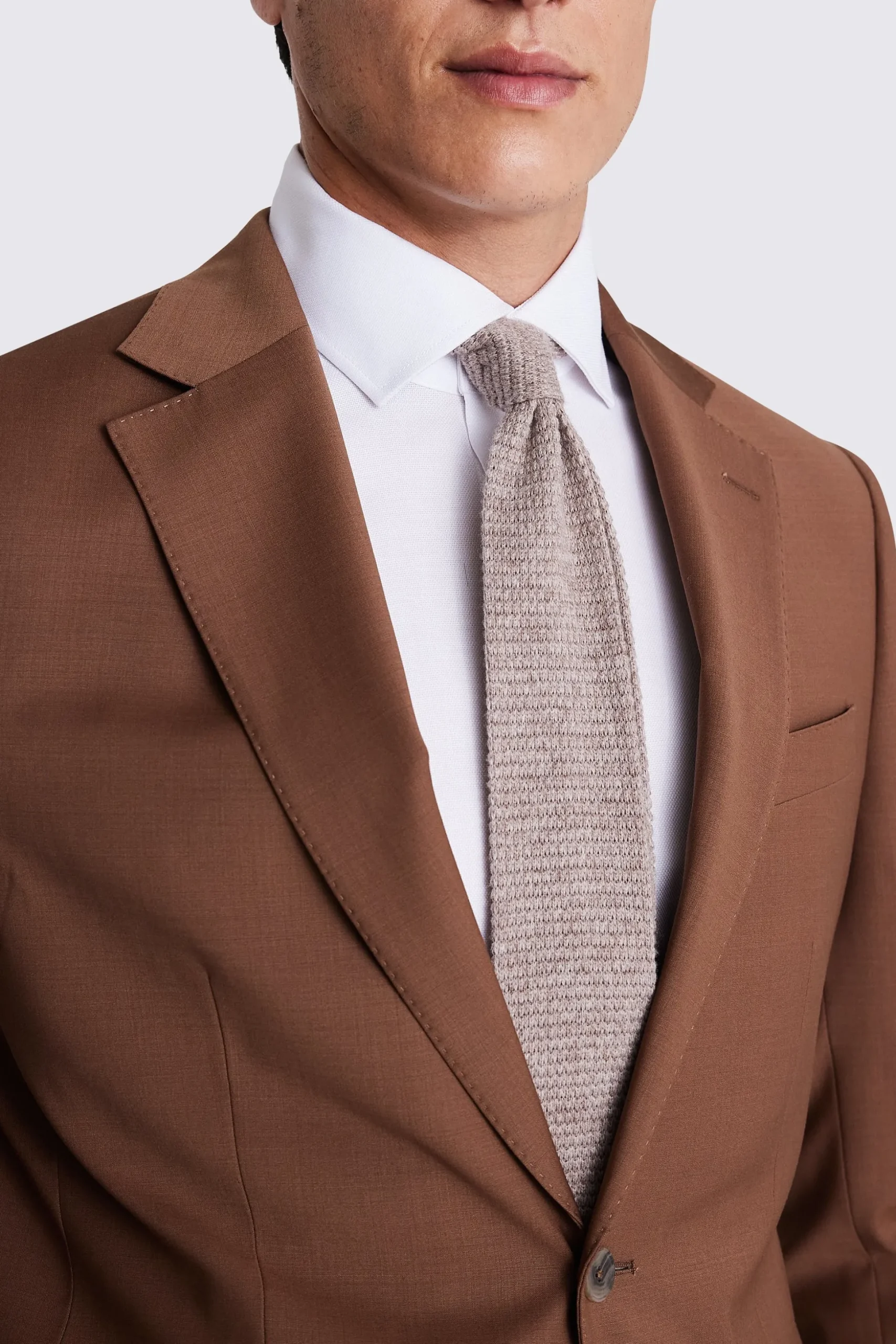 Tailored Fit Performance Tobacco Suit