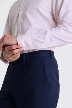 Tailored Fit Pink Dobby Shirt