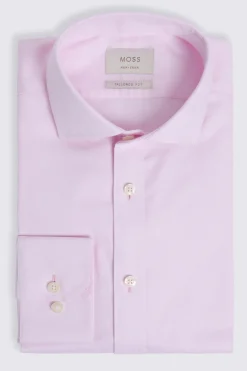 Tailored Fit Pink Royal Oxford Non Iron Shirt
