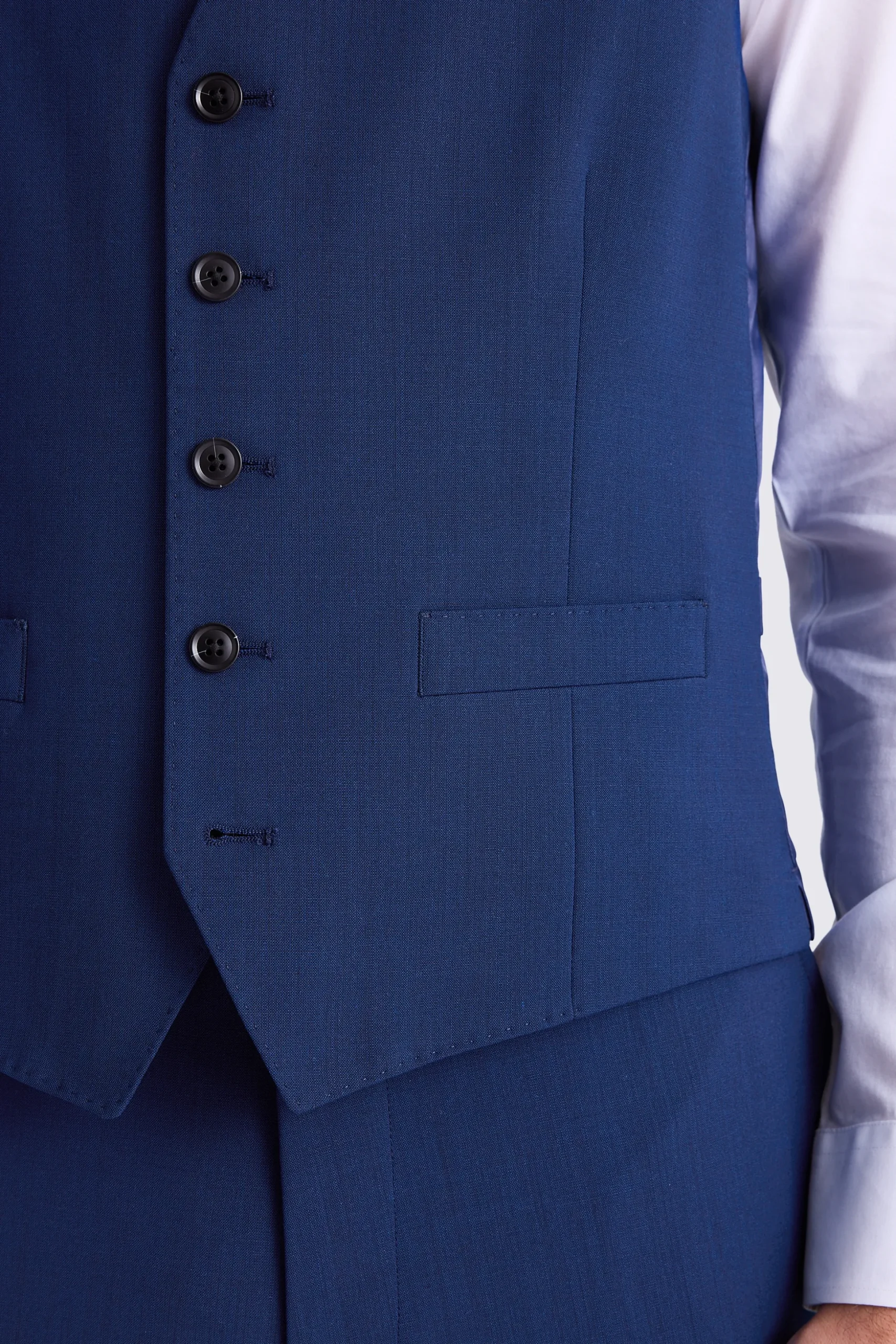 Tailored Fit Royal Blue Waistcoat