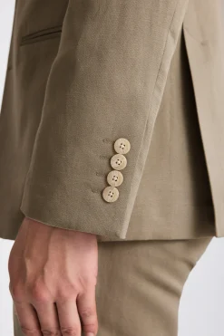 Tailored Fit Sage Linen Suit