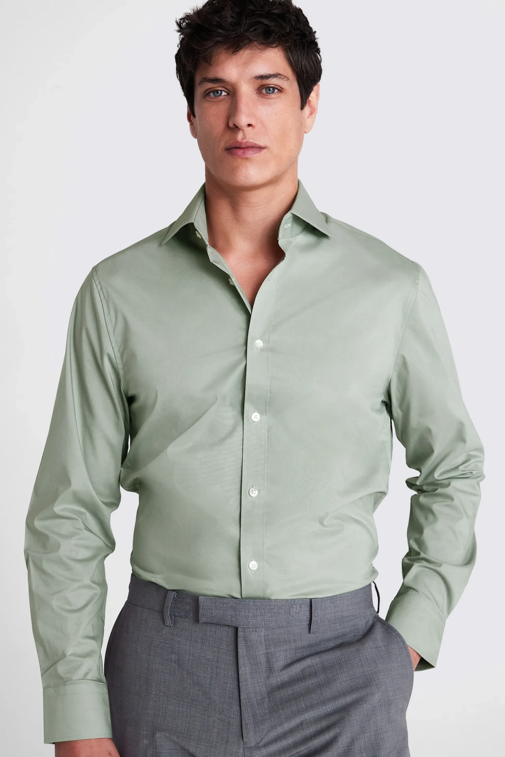 Tailored Fit Sage Stretch Shirt