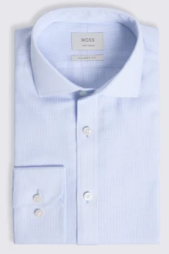 Tailored Fit Sky Dobby Non Iron Shirt