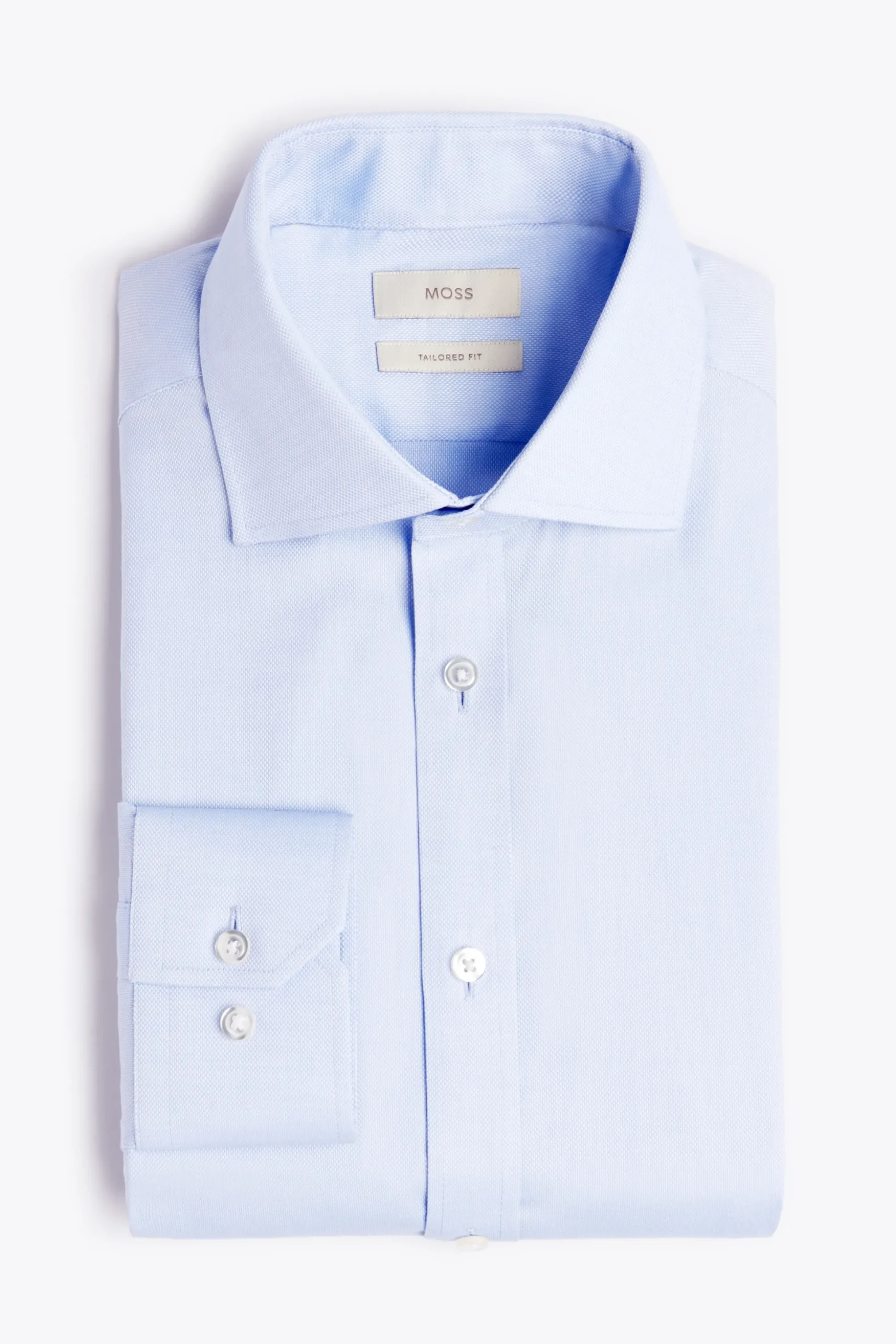 Tailored Fit Sky Dobby Stretch Shirt