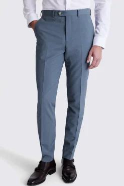 Tailored Fit Steel Blue Performance Trousers